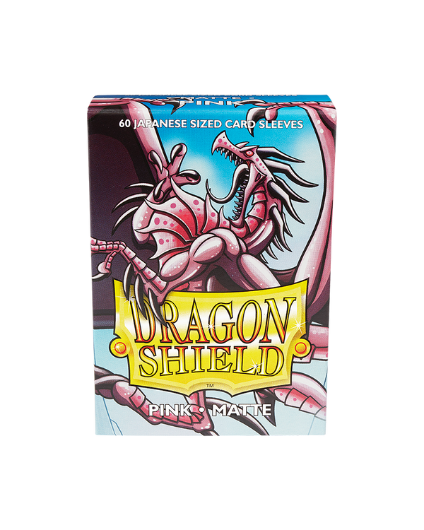 Deck Sleeves (Small) - Dragon Shield - Japanese - Matte - Pink (60 ct.)
