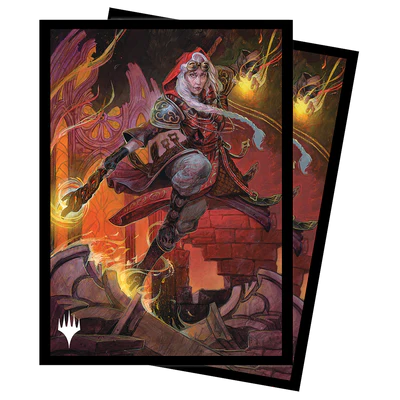 Deck Sleeves - Ultra Pro - Deck Protector - Magic: The Gathering - Dominaria United V3 (100 ct.) - Jaya, Fiery Negotiator