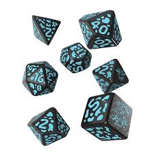 (NOT FOR SALE UNTIL 10/15/2025) Dice - Q-Workshop - Cow Dice Set - MOOlissa (7 ct.) (Copy) (Copy)