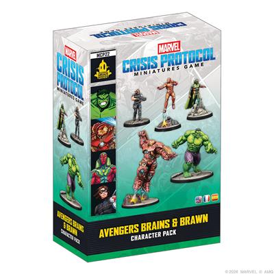 (NOT FOR SALE UNTIL 10/09/2026) Marvel Crisis Protocol - Avengers Brains & Brawn Character Pack