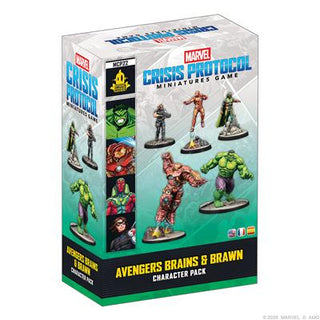 (NOT FOR SALE UNTIL 10/09/2026) Marvel Crisis Protocol - Avengers Brains & Brawn Character Pack