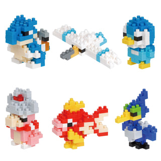 Nanoblock - Pokémon Series - Water Blind Box Set 1 - Complete Set