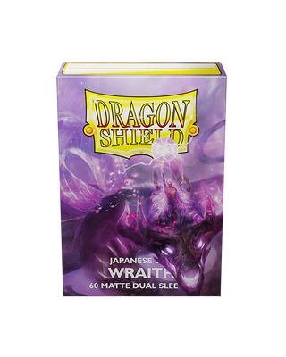 Deck Sleeves (Small) - Dragon Shield - Japanese - Matte Dual - Wraith (60 ct.)