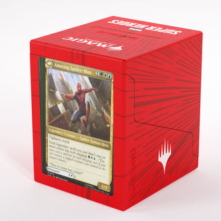 Deck Box - Gamegenic - Bastion 100+ XL - MtG - Marvel Super Heroes - Cosmic Burst Red