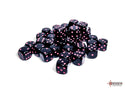 Dice - Chessex - D6 Set (36 ct.) - 12mm - Opaque - Black/Pink