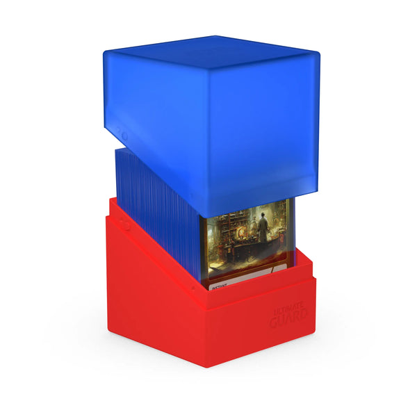 Deck Box - Ultimate Guard - Boulder Deck Case 100+ - Synergy Blue/Red