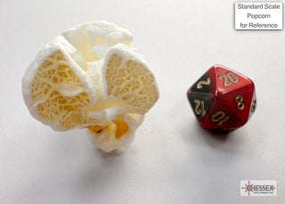 Dice - Chessex - Mini-Polyhedral Set (7 ct.) - Gemini - Black-Red/Gold