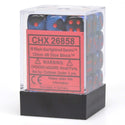 Dice - Chessex - D6 Set (36 ct.) - 12mm - Gemini - Black Starlight/Red