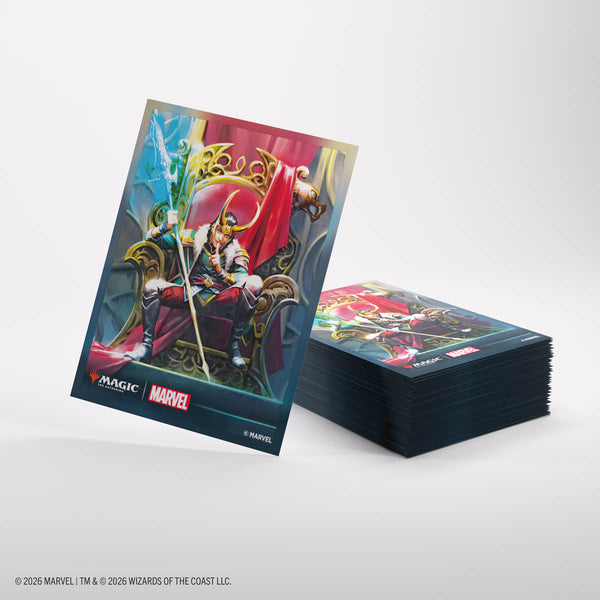 Deck Sleeves - Gamegenic - Premium Art Sleeve - MtG - Marvel Super Heroes - Loki Laufeyson (105 ct.)