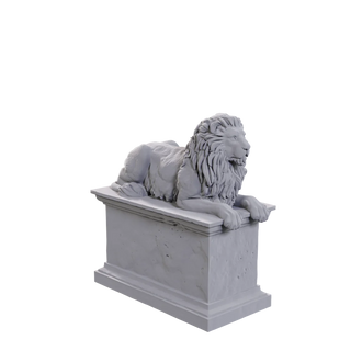 Pathfinder Deep Cuts - Unpainted Miniatures - Stone Lion