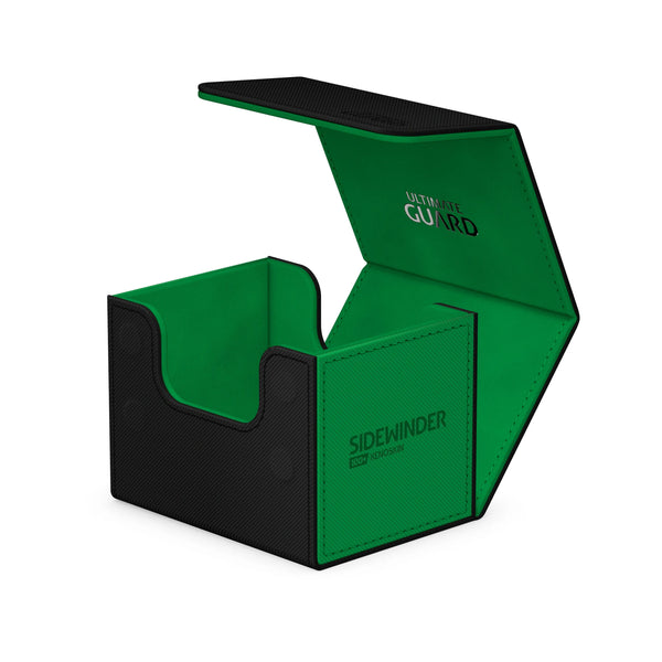 Deck Box - Ultimate Guard - Sidewinder 100+ - Xenoskin - Synergy Black/Green