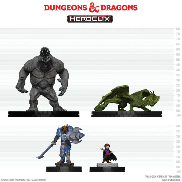 (NOT FOR SALE UNTIL 10/07/2026) Marvel HeroClix - Dungeons & Dragons: Series One - Retail Chase Booster