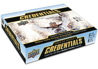 2022/23 Upper Deck Credentials Hockey Hobby Box