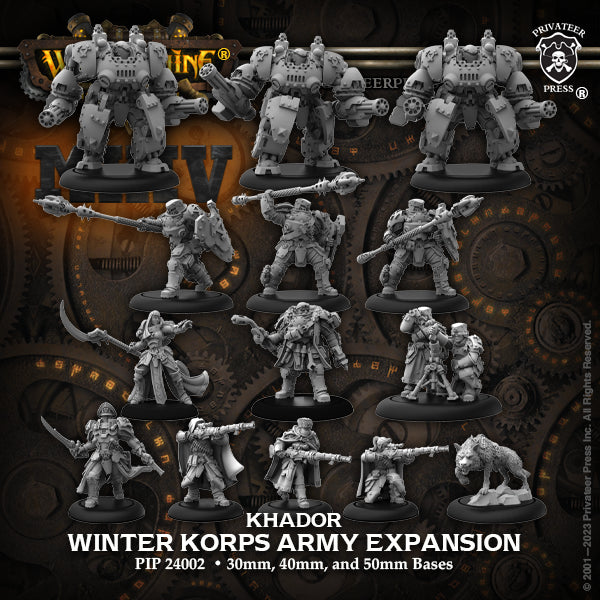 Warmachine MKIV - Khador Winter Korps - Army Expansion