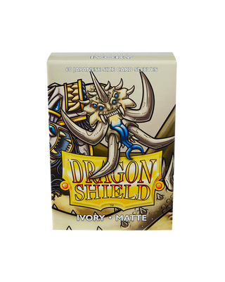 Deck Sleeves (Small) - Dragon Shield - Japanese - Matte - Ivory (60 ct.)