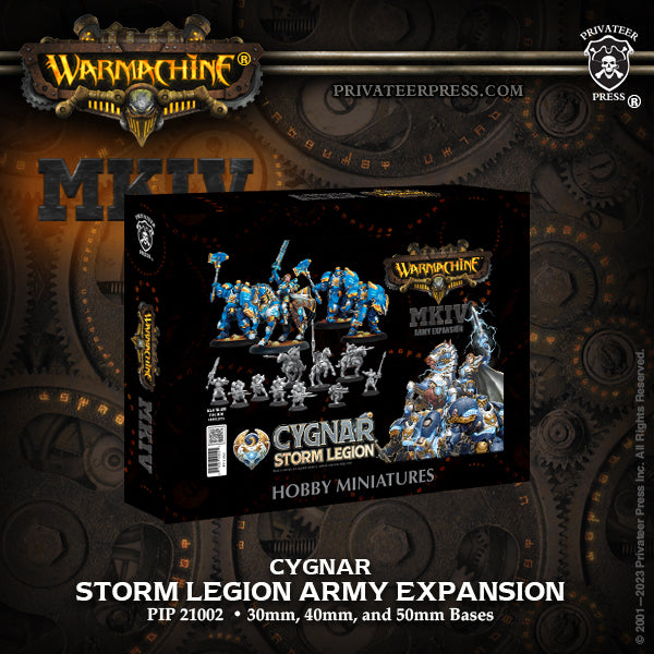 Warmachine MKIV - Cygnar Storm Legion - Army Expansion