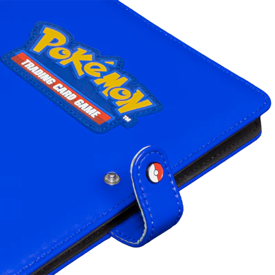 Binder - Ultra Pro - 4-Pocket Premum Snap Binder - Pokémon - Blue