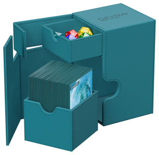 Deck Box - Ultimate Guard - Flip 'n' Tray 100+ - Monocolor Petrol