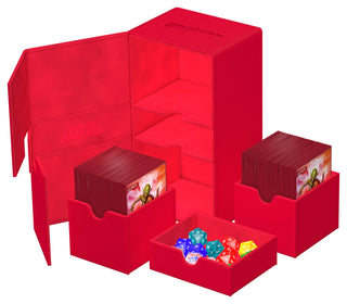 Deck Box - Ultimate Guard - Twin Flip 'n' Tray 200+ - Monocolor Red