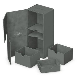 Deck Box - Ultimate Guard - Twin Flip 'n' Tray 266+ - Monocolor - Grey