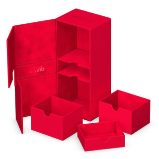 Deck Box - Ultimate Guard - Twin Flip 'n' Tray 266+ - Monocolor - Red