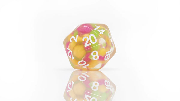 Dice - Sirius - Polyhedral RPG Set (8 ct.) - 16mm - Glowworm - Melon Ball