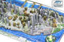 The City of New York - History Over Time - 3D Puzzle (840+ Pcs.)