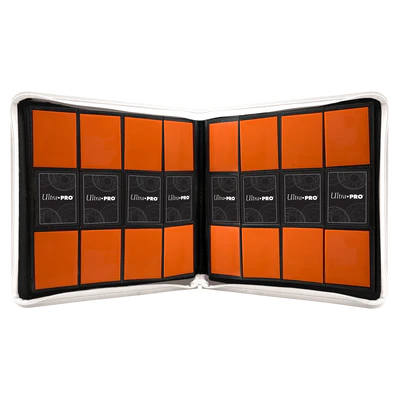 Binder - Ultra Pro - 12-Pocket Zippered Album - PRO-Binder - Vivid White