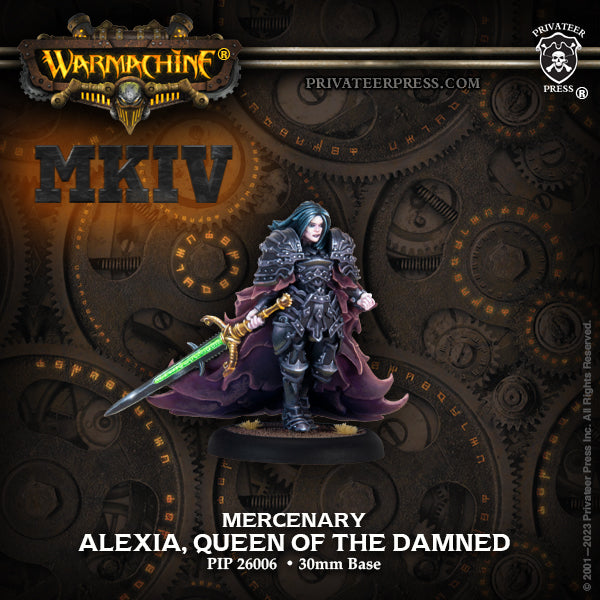 Warmachine MKIV - Mercenary Character - Alexia, Queen of the Damned