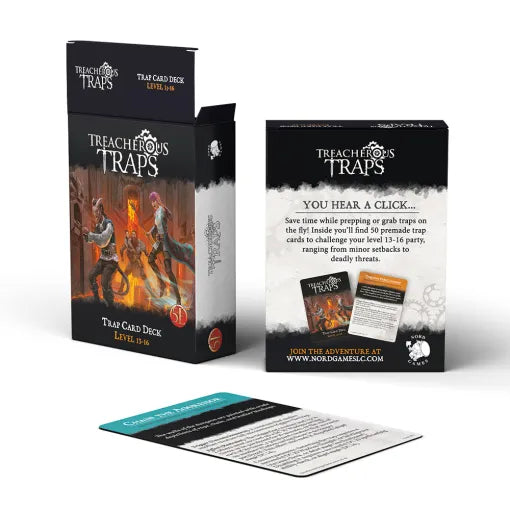 RPG (5E) - Treacherous Traps - Deck CR 13-16