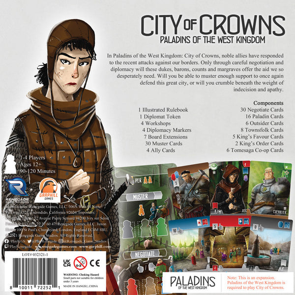 Paladins of the West Kingdom - City of Crowns Expansion