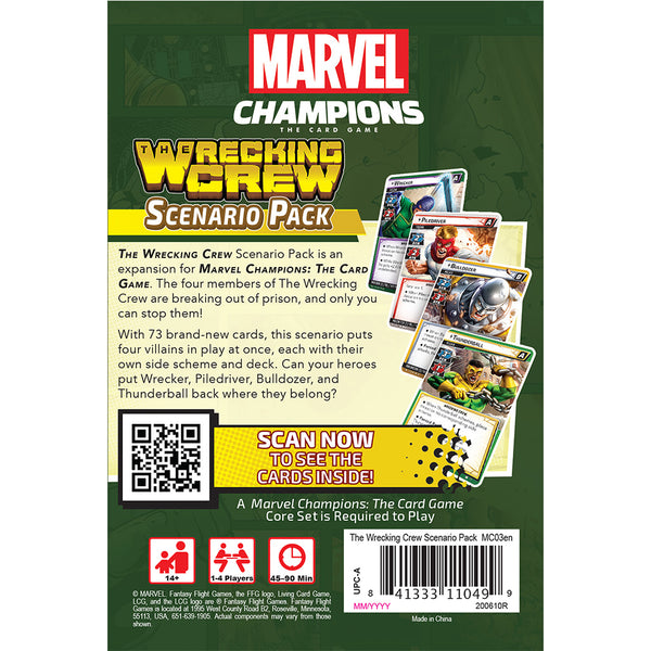 Marvel Champions - The Wrecking Crew Scenario Pack