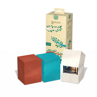 Deck Box - Ultimate Guard - Boulder Deck Case 100+ 3-Pack Set - Return to Earth - Red, Turquoise, & White