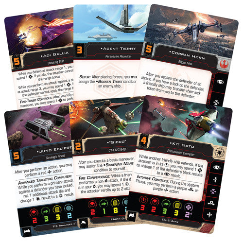 Star Wars X-Wing (2nd Edition) - Hot Shots & Aces II Reinforcements Pack