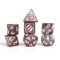 Dice - Sirius - Polyhedral RPG Set (17 ct.) - 16mm - Adventure Dice - Fighter Red
