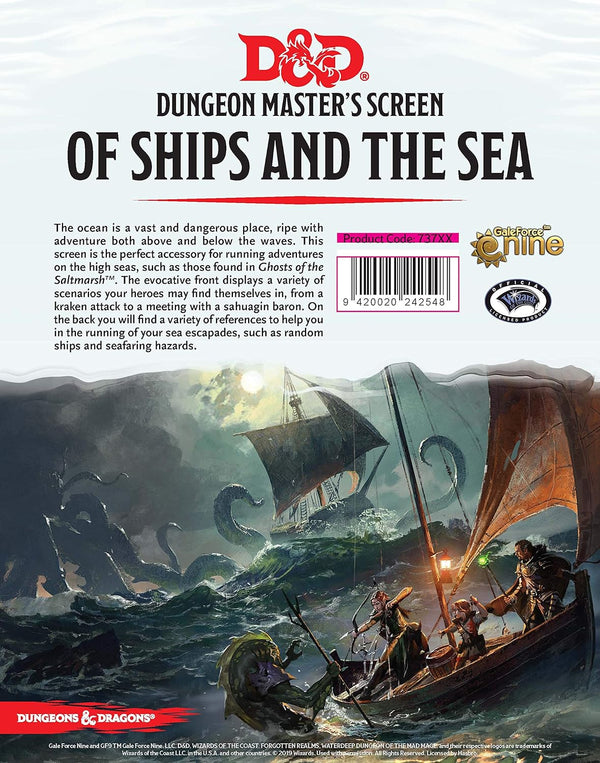 D&D RPG - DM Screen - Of Ships and the Sea - Dungeon Master's Screen