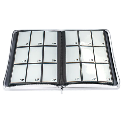 Binder - Ultra Pro - 9-Pocket Zippered Album - PRO-Binder - Vivid White