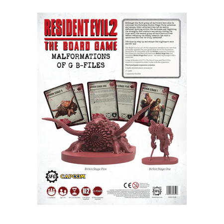 Resident Evil 2: The Board Game - The Malformations of G B-Files