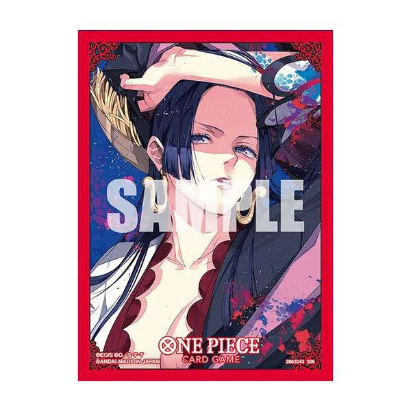 (NOT FOR SALE UNTIL 08/28/2026) Deck Sleeves - Bandai - One Piece TCG - Official Sleeves 16 - Boa Hancock