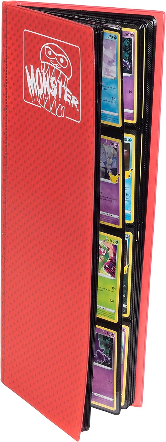 Binder - Monster - 8-Pocket Tower - Holofoil Red