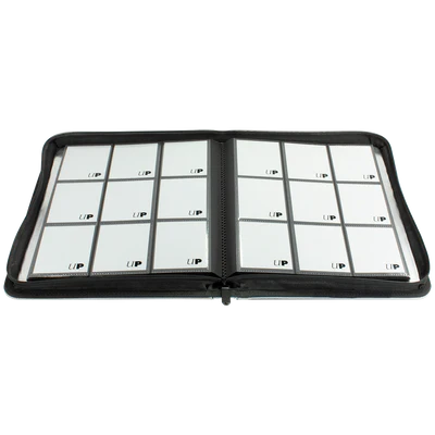 Binder - Ultra Pro - 9-Pocket Zippered Album - PRO-Binder - Silver
