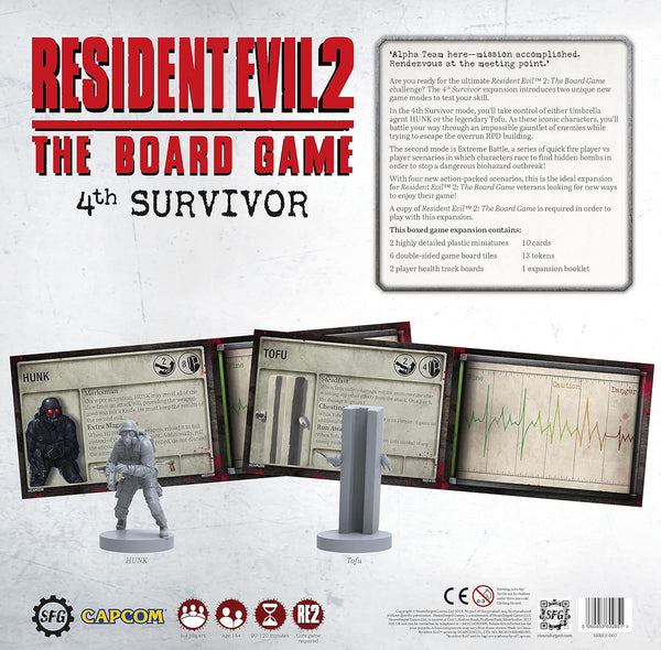 Resident Evil 2: The Board Game - 4th Survivor Expansion