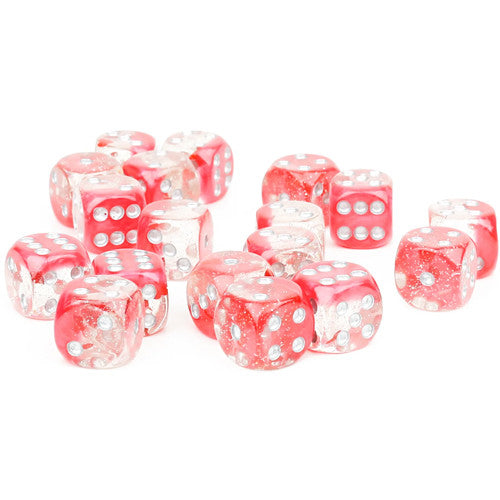 Dice - Sirius - D6 Set (18 ct.) - 12mm - Hearts