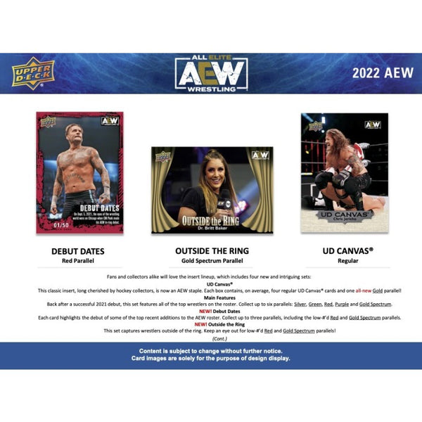 2022 Upper Deck All Elite Wrestling (AEW) Hobby Box