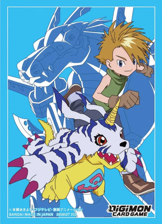 Deck Sleeves - Bandai - Digimon - Official Sleeves Set 2 (2023) - Matt Ishida & Gabumon (60 ct.)