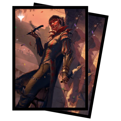 Deck Sleeves - Ultra Pro - Deck Protector - Magic: The Gathering - Murders at Karlov Manor V2 (100 ct.) - Massacre Girl, Known Killer