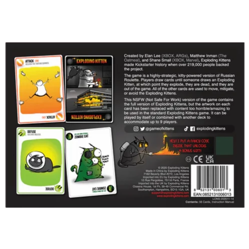 Exploding Kittens - Exploding Kittens NSFW Version