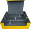 Deck Box - Magazine Exchange - 1800-Count 3-Row - Yellow & Grey