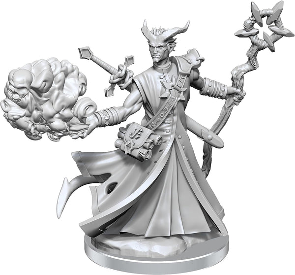 D&D - Frameworks Miniatures - Tiefling Warlock Male