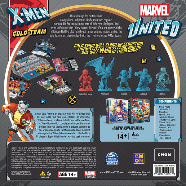 Marvel United - X-Men Gold Team